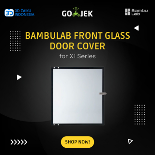 Original Bambulab Front Glass Door Cover for X1 Series